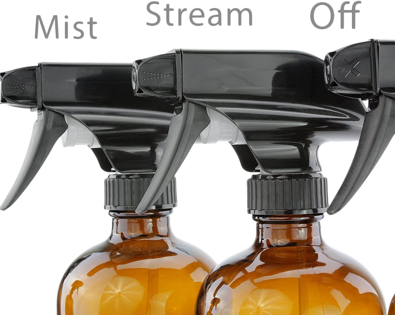 16oz Amber Glass Spray Bottles (6 Pack) - sh1208cb06pk