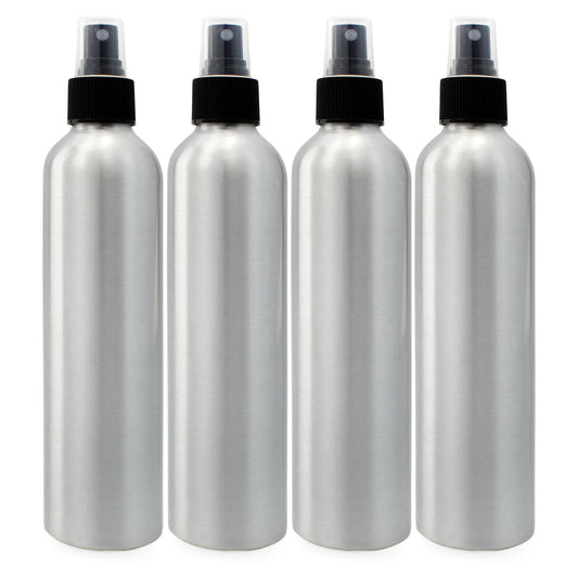 8oz Aluminum Fine Mist Spray Bottles (4-Pack) - sh1401cb0aep