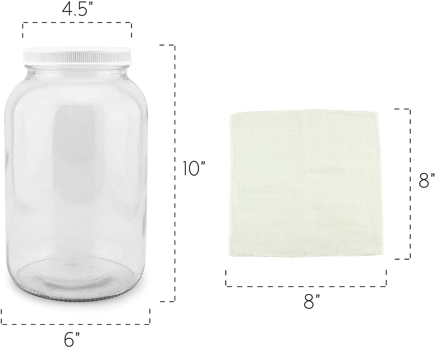 1 Gallon Glass Kombucha Jar