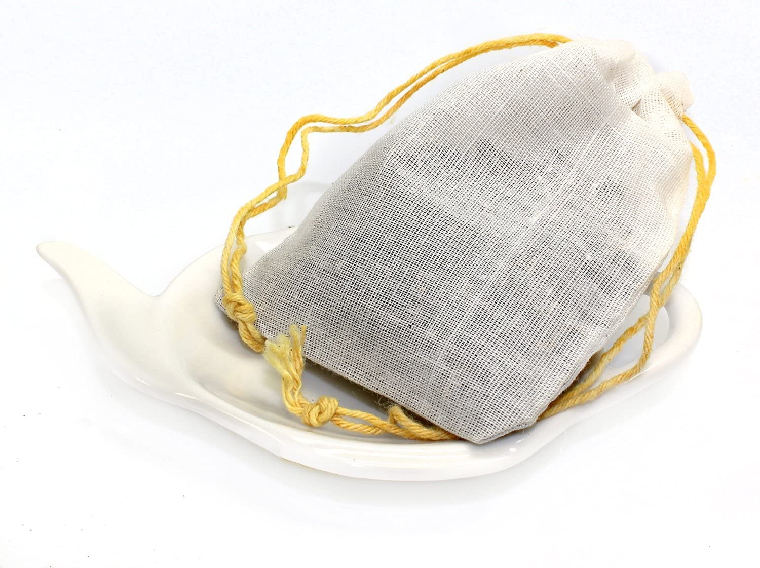 White Ceramic Tea Bag Coasters Spoon Rests - sh1181cb0TEA