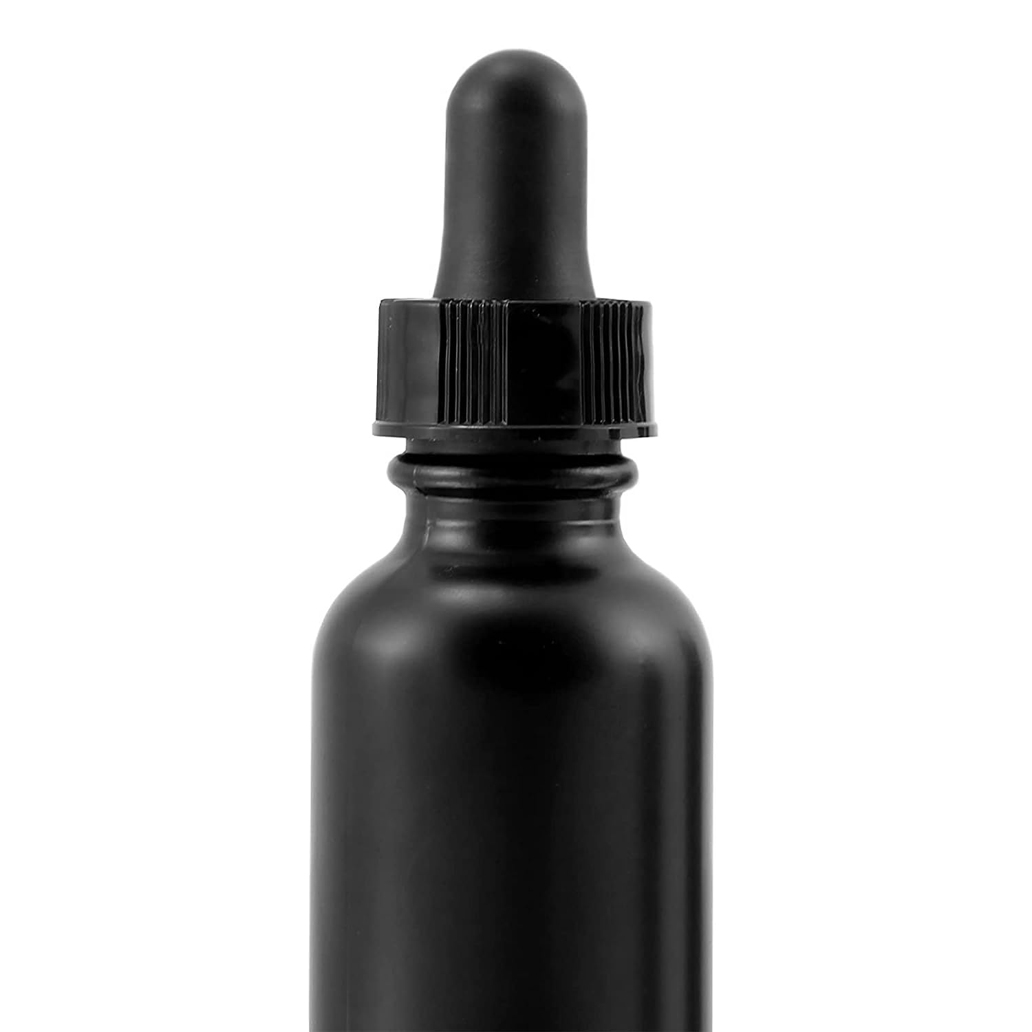 1oz Black Coated Glass UV Resistant Eye Dropper Bottles (6 pack) - sh1221cb0
